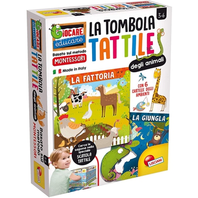 Lisciani Montessori 72460 Plus Tombola Tattile - FALSE