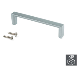 Emuca 25 Maniglie per mobile Fuji 96 mm grigio metallizzato en oferta