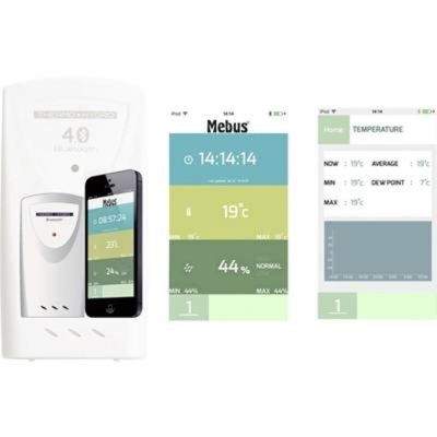 Mebus 40435 Termoigrometro Bianco