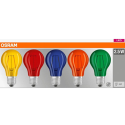 LED (monocolore) Classe energetica: A+ (A++ - E) OSRAM LEDS CLA DECOR BOX 10X1 4058075058460 E27 Potenza: 2.50 W en oferta
