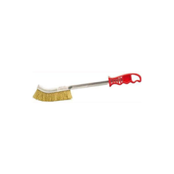 SPAZZOLA con MANICO in ABS 340 mm MAURER con FILI in acciaio OTTONATO en oferta