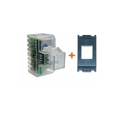 Lampada notturna frutto incasso segna passo led vimar idea grigio scuro small - FANTON