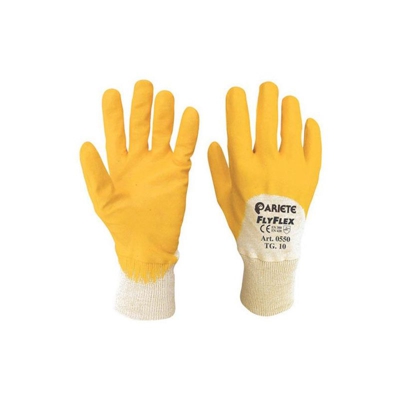 Flyflex - GUANTI ARIETE NBR LEGGERO ANTIOLIO GIALLI TAGLIA 9