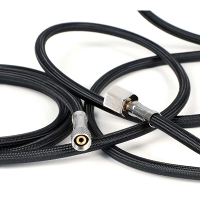 Tubo tessile da 3 m per aerografi Filettatura interna da 9,51 mm (1/8") e 12,91 mm (1/4") - WILTEC
