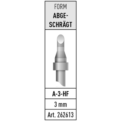 Stannol A-3-HF Punta di saldatura taglio sbieco Contenuto 1 pz.