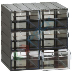 Cassettiera modulare "T/E" con 6 cassetti - Trasparente - Mobil Plastic características