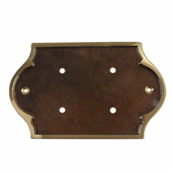 Placca Portanumeri Ottone Bonzato P2 193x120mm - Lartistica precio