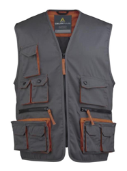 Panoply-deltaplus - Gilet mach2 grigio-arancione s características