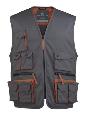 Panoply-deltaplus - Gilet mach2 grigio-arancione s