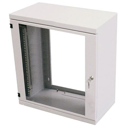 I-CASE ES-1016G - Armadio Rack 19'' a muro 16 unità prof. 400 Grigio Assemblato características
