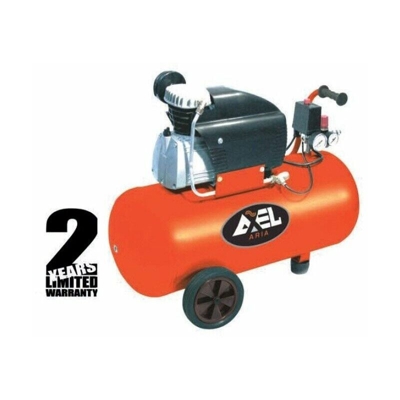 Compressore aria 50 litri coassiale lubrificato 2 hp 8bar fu1503 axel