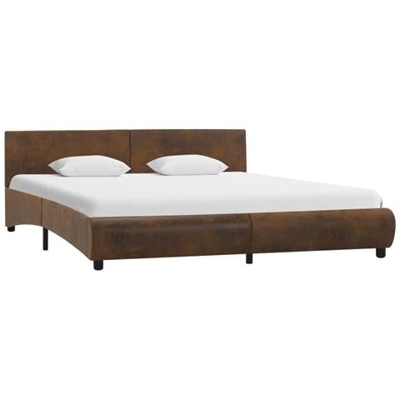 Giroletto Marrone In Similpelle 160x200 Cm