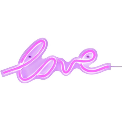 Wofi Lampada da Parete al Neon Love Viola