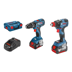 Bosch Avvitatore a massa battente a batteria GDX 18V-200 C Professional con batteria GSB 18V-28 - 06019G4205 en oferta