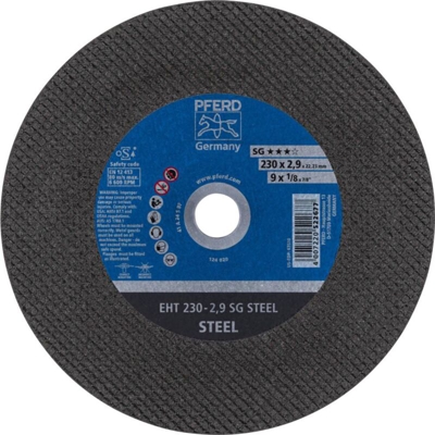 PFERD Sg Steel 61328322 Disco di taglio dritto 230 mm 22.23 mm 25 pz.