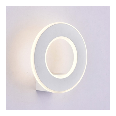 Lampada da muro Led 9W Wall Light circolare colore bianco V-TAC VT-710 4000K