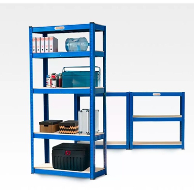 Scaffale con mensole in metallo 150x70x30 cm 5 ripiani 950 Kg ELEMENT - STARK