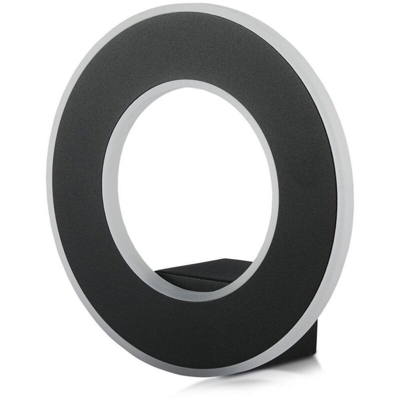 Lampada da muro Led 9W Wall Light circolare colore nero VT-710 3000K - V-tac