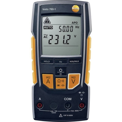 760-1 Multimetro portatile digitale CAT III 600 V, CAT IV 300 V Display (Counts): 4000 - Testo