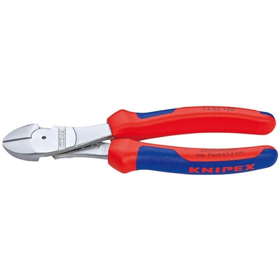 Knipex Tronchese laterale per meccanica tipo "forte" 180 mm - 74 05 180 SB