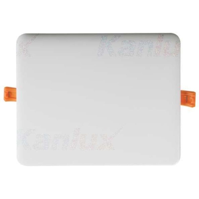 faretto incasso stagno arel led 220-240 volt 25 watt 30000 ore CE IP65 bianco caldo quadrato kan 29599 - KANLUX