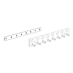 Silmec - Fascia portachiavi 40-905 per bacheca fascia portachiavi in ABS grigio características