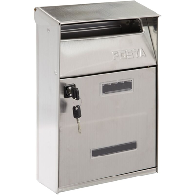 Cassetta Postale Esterna per Lettere Riviste Posta Buca Portalettere in Acciaio - ARREGUI