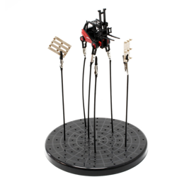 Supporto per Aerografo Airbrush Sostegno reggi pezzi a 6 bracci aste con pinze a coccodrillo - WILTEC en oferta
