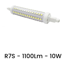 Lampadina LED R7S 10W Bianco Caldo, Freddo, Naturale | Bianco Freddo 6500K - UNIVERSO en oferta