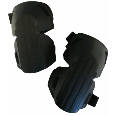 Toolpack Ginocchiere Rigide Flint con Protezioni in PP Nero