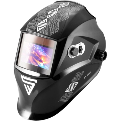 Casco per saldatura ST-550L Maschera per saldatura completamente automatica, incl. 5 lenti di ricambio, 7 anni di garanzia* sul filtro - Stahlwerk