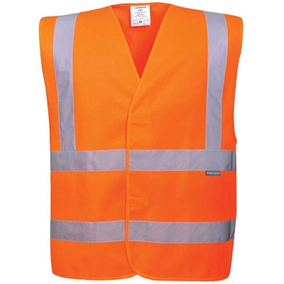 Gilet ad alta visibilita' arancione, misura s-m - Portwest
