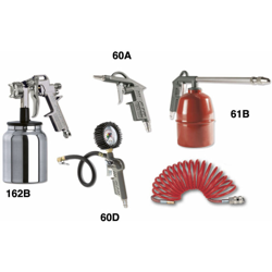 KIT COMPLETO PER VERNICIARE con 5 accessori ad attacco italia - MILLSTORE características