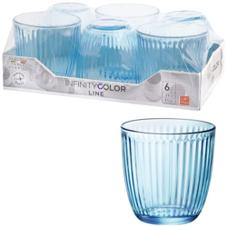 Bicchiere Lively Blue Conf. 6 Pz. Cl.29 Acqua - BIGHOUSE IT en oferta