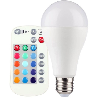 LED (monocolore) Classe energetica: A+ (A++ - E) Müller-Licht 400349 E27 Potenza: 10 W RGBW 10 kWh/1000h - MULLER-LICHT