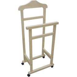 Appendiabiti Indossatore Porta Abiti in legno naturale sbiancato Servo Muto per camera vestiti - SAVINO FILIPPO precio