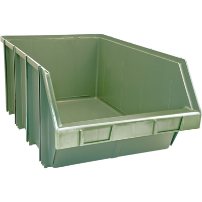 Contenitore sovrapponibile in PEHD modello 6K - Verde - Mobil Plastic