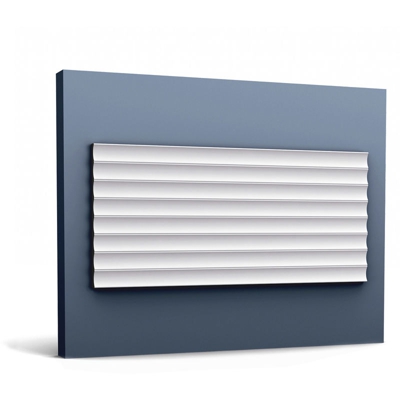 3D Rivestimento murale Orac Decor W109 MODERN VALLEY pannello parete elemento decorativo design moderno bianco 2 m