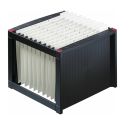 helit Supporto per cartelle sospese nero con parti a innesto rosse per ca. 40 cartelle precio