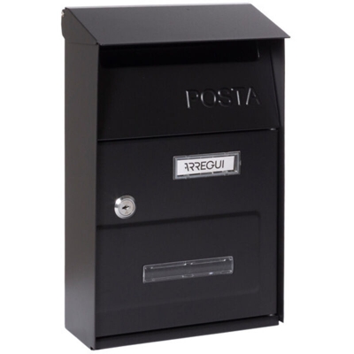 Cassetta Post. Acciaio Nero Verniciato - DOMUS