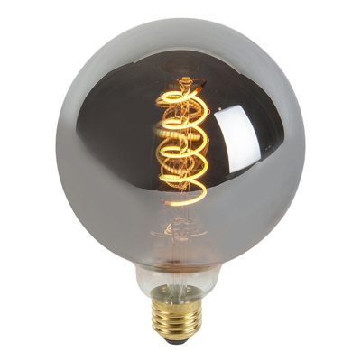 Calex Lampadina E27 LED G125 100lm 2100K globo fumo dimm