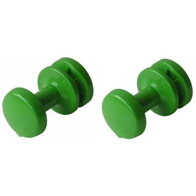 Pika' 2 appendini per radiatori liu' classic colore verde