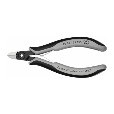 KNIPEX Fresa laterale elettronica di precisione ESD 125 mm