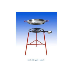 Kit Paella Completo Diam. 60 (fornello+supporto+padella) en oferta