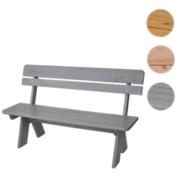 Panca Oslo Per Esterni Con Schienale Legno Massiccio 148cm Grigio Laccato precio