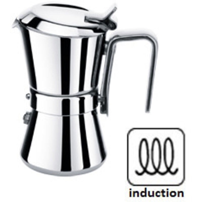 Caffettiera Express Giannina 3 Tazze Acciaio - BIGHOUSE IT