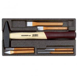 Kit martello a scalpello/1/3 modulo in espanso, 7 pezzi Gedore RED 3301718 precio
