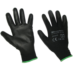Guanti Da Lavoro Sikurotech 21112 Neri Taglia 8 Palmo In Poliuretano precio