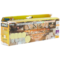 Blister da 5 lampadine a Led bianco caldo equivalenti a Guinguette Ghirlanda da 10 watt - ARUM LIGHTING en oferta