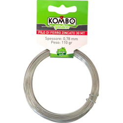 Fil di ferro da giardino zincato 30mt, spessore 0.78 mm, peso - KOMBO GARDEN precio